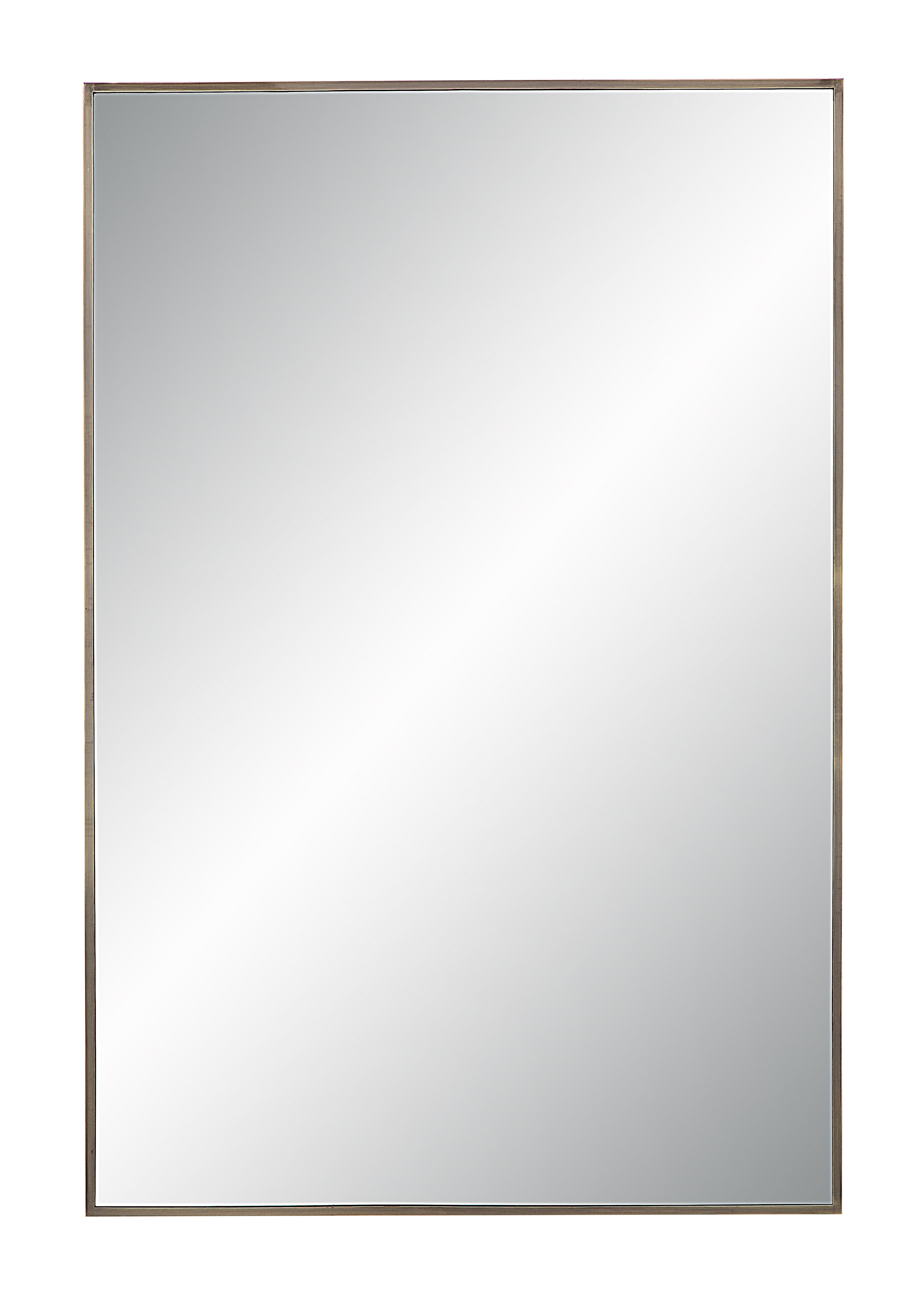 Renwil Cider 45" Tall Rectangular Mirror - Brushed Bronze