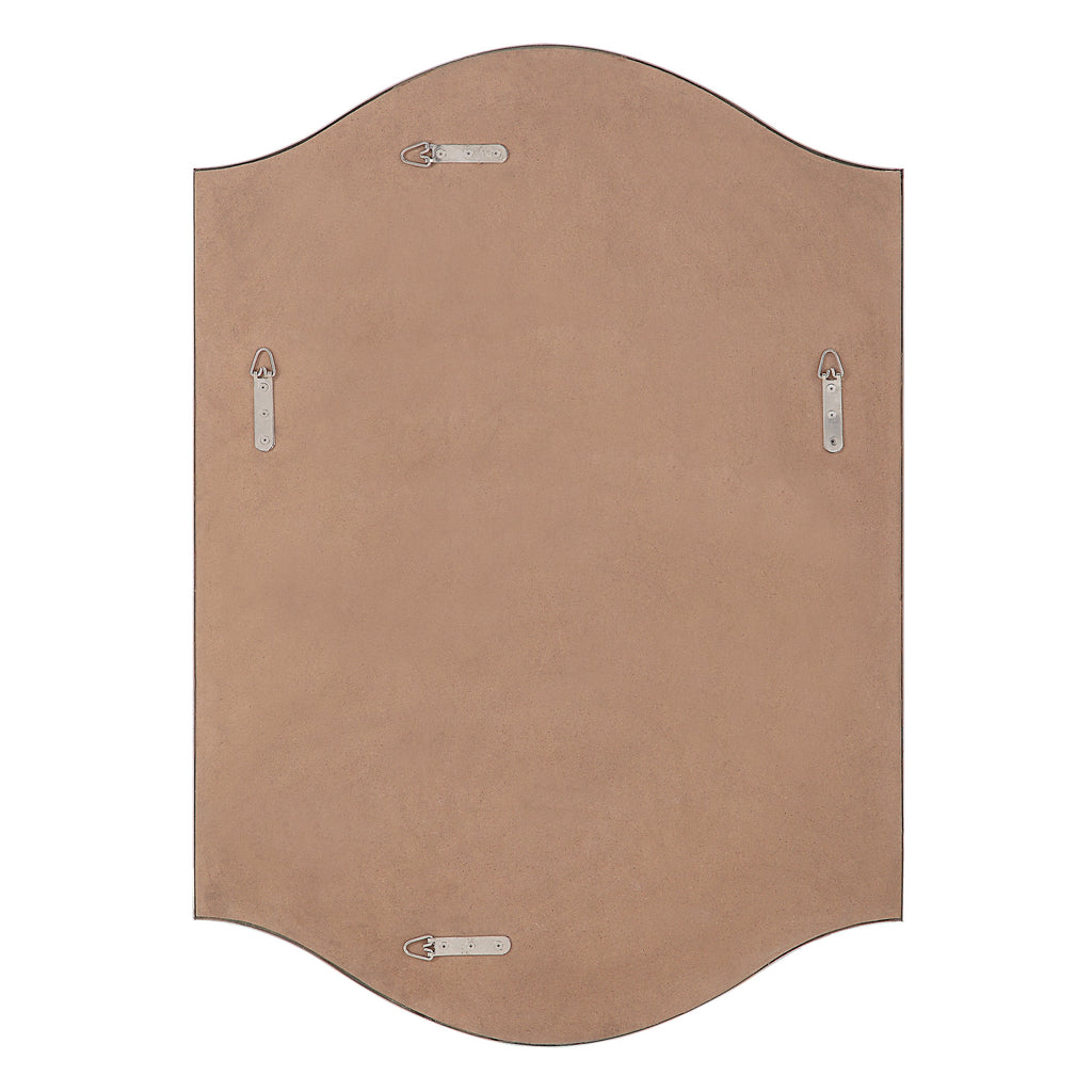 Renwil Florianne 36" Tall Rectangular Arch Mirror - Champagne