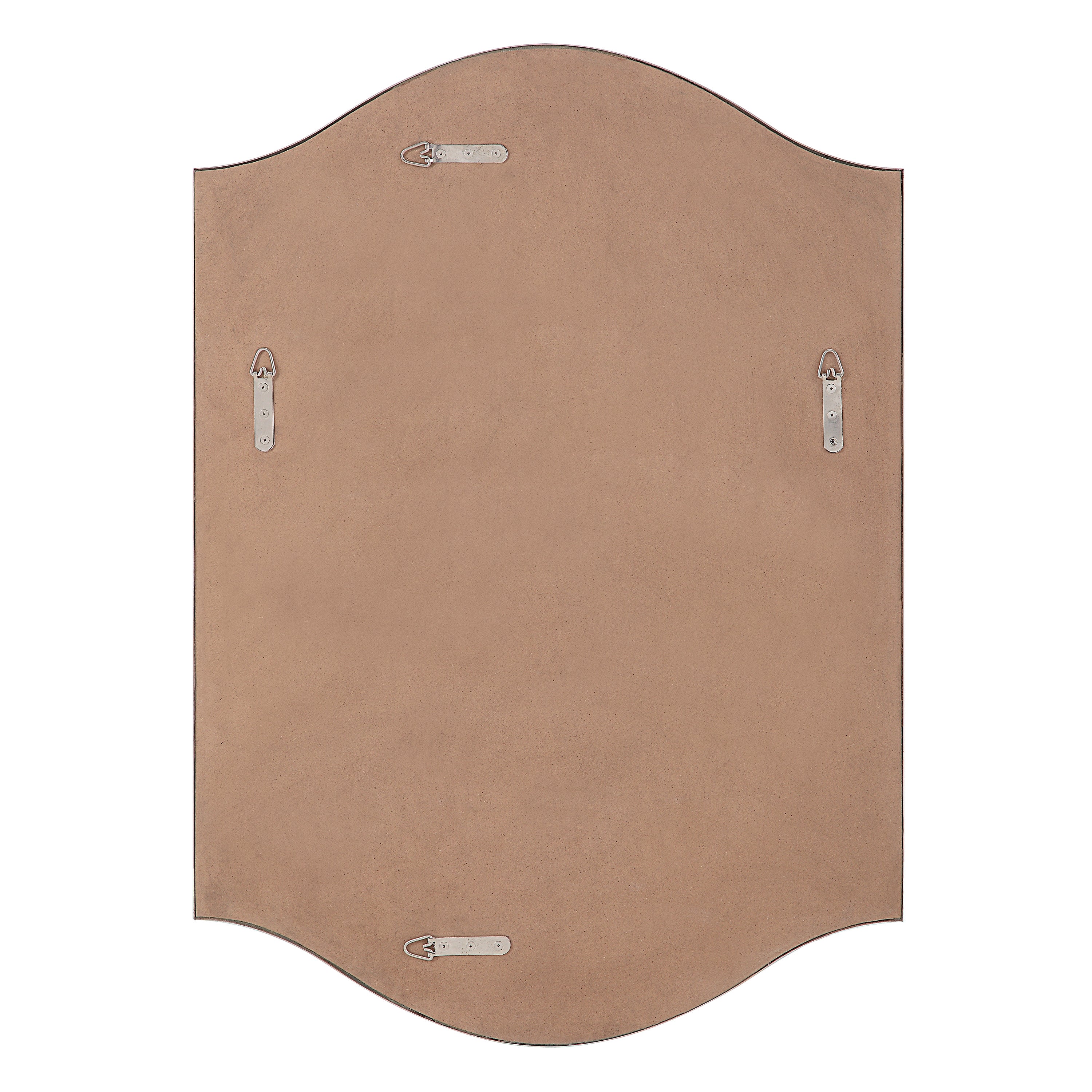 Renwil Florianne 36" Tall Rectangular Arch Mirror - Champagne