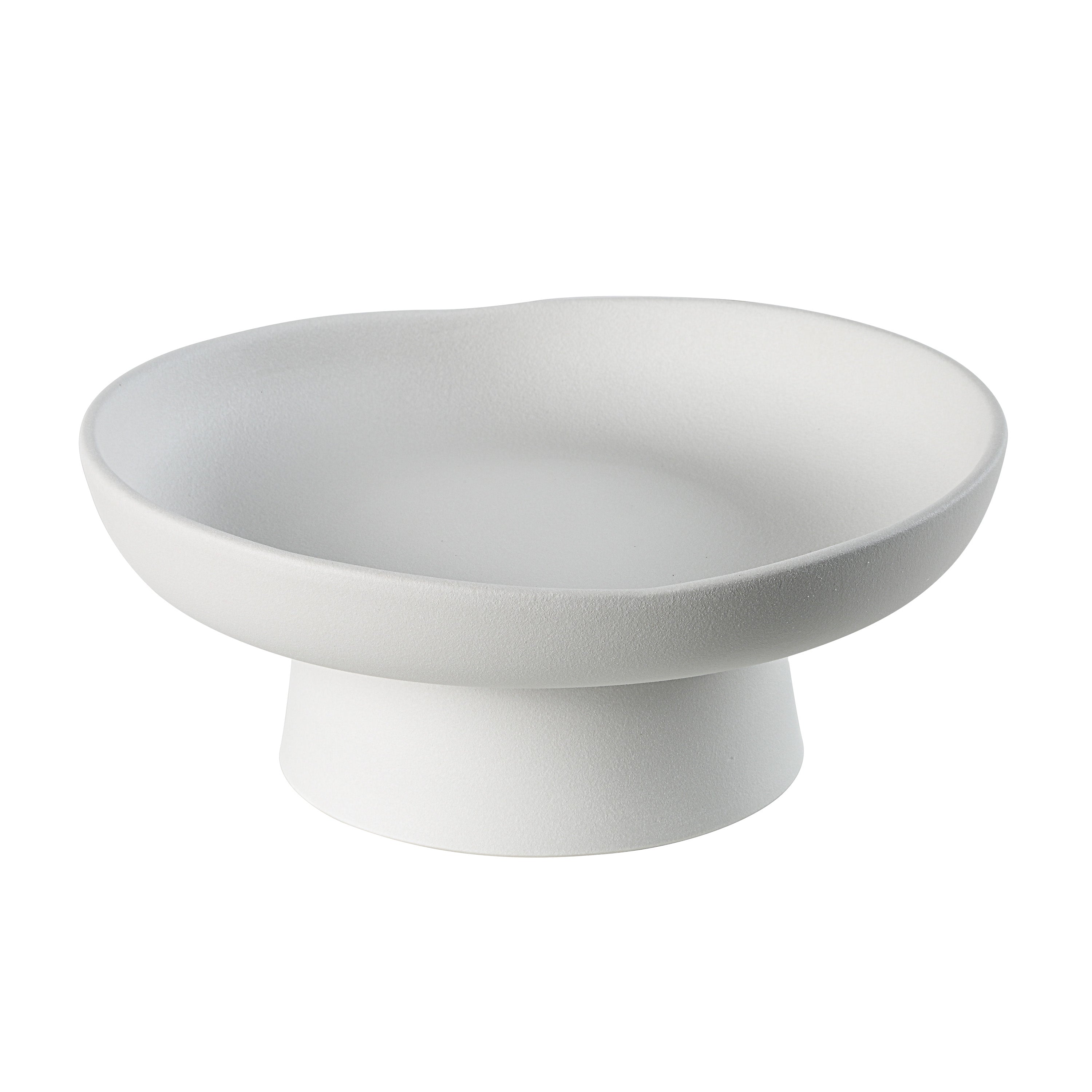 Renwil Malabo Indoor Porcelain Ceramic Bowl - Matte Off-White