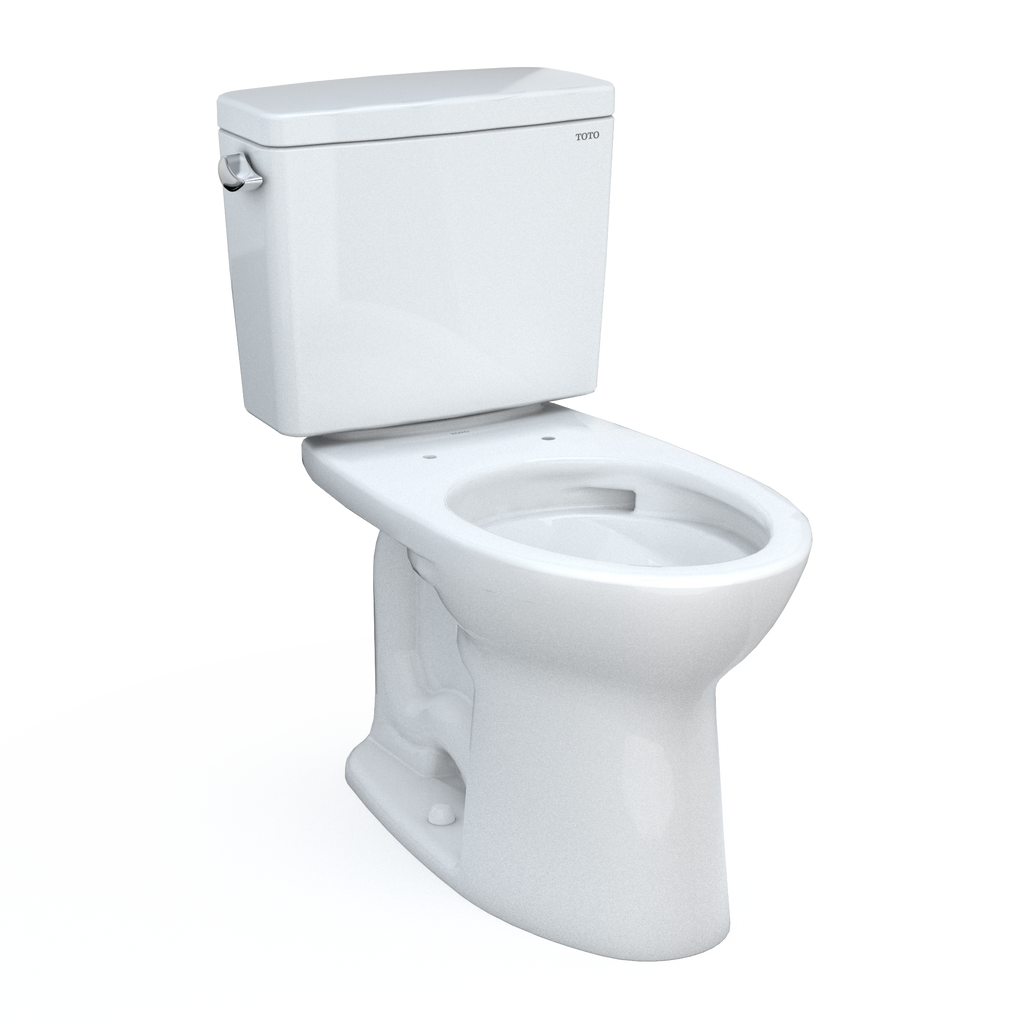 TOTO Drake Two Piece Elongated 1.6 GPF Tornado Flush Toilet with Cefiontect