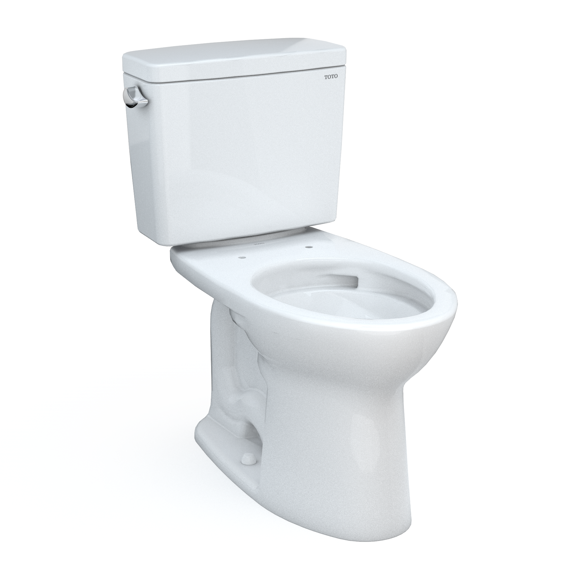 TOTO Drake Two Piece Elongated 1.6 GPF Tornado Flush Toilet with Cefiontect