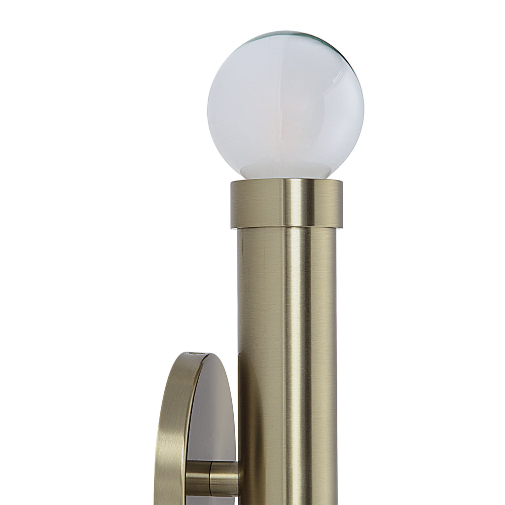 Renwil Dasia 12" Burnished Brass 2-Light Wall Sconce