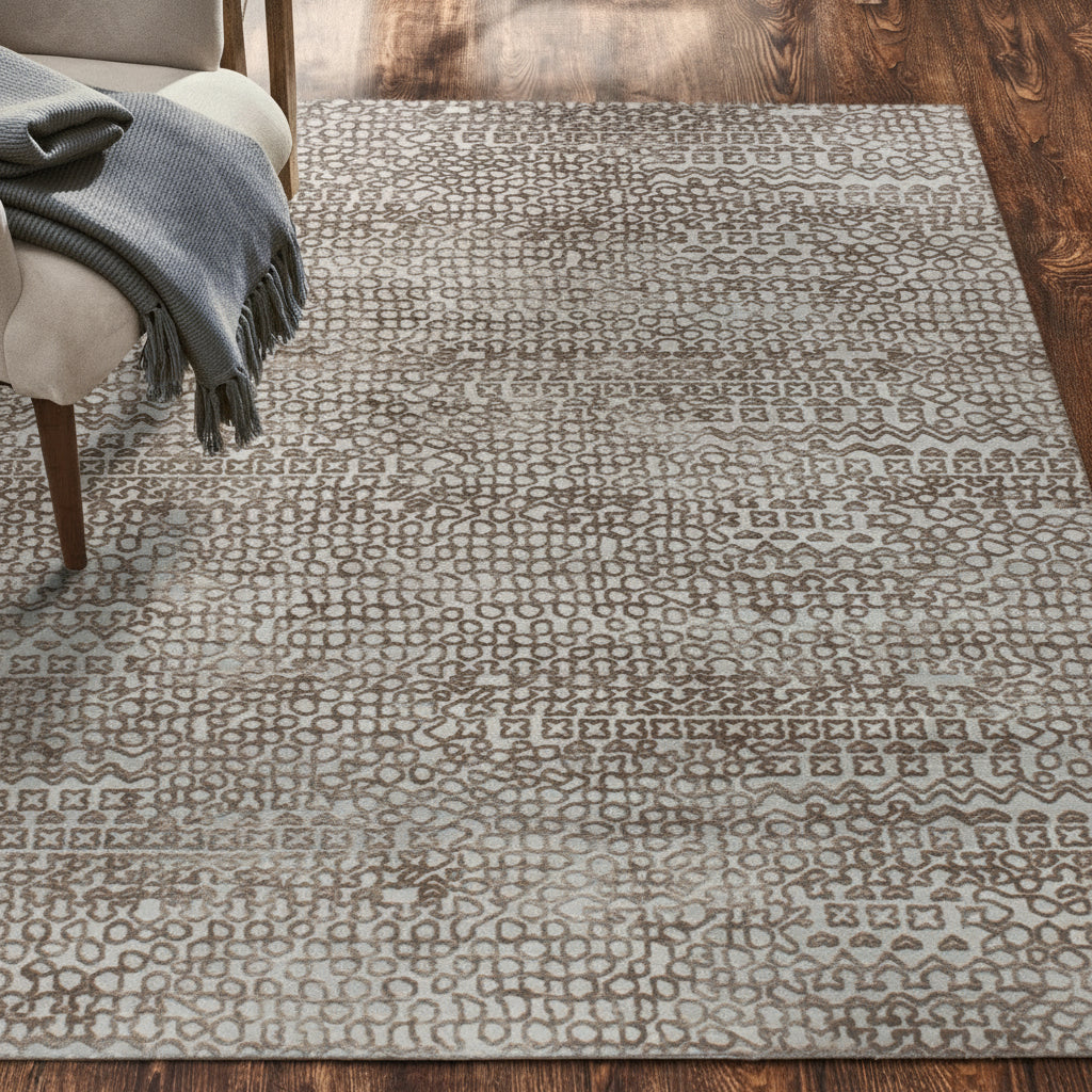 Renwil Ariella 10' x 13' Power Loomed Indoor Rug - Brown