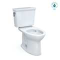 TOTO Drake Transitional Two Piece Elongated 1.28 GPF Tornado Flush Toilet with Cefiontect