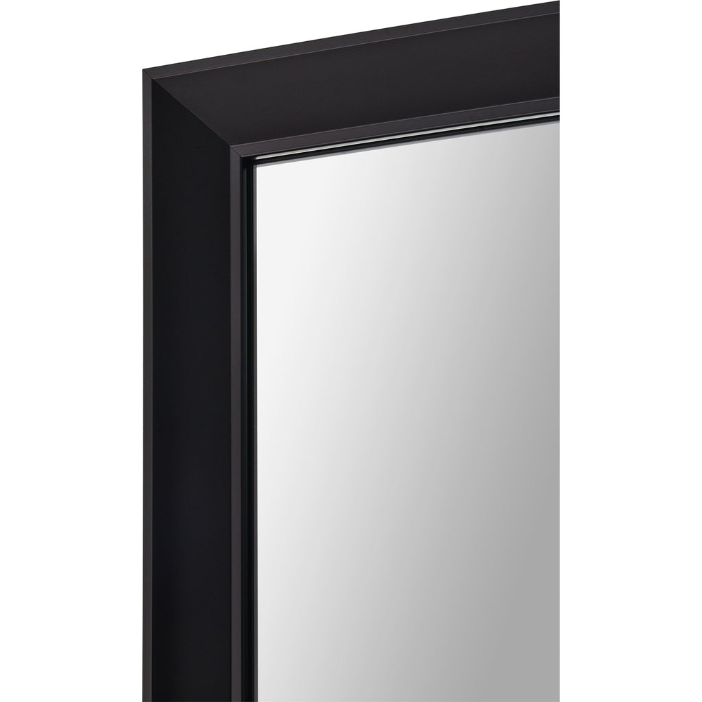 Renwil Delacorte 80" Tall Rectangle Wall Mirror - Black