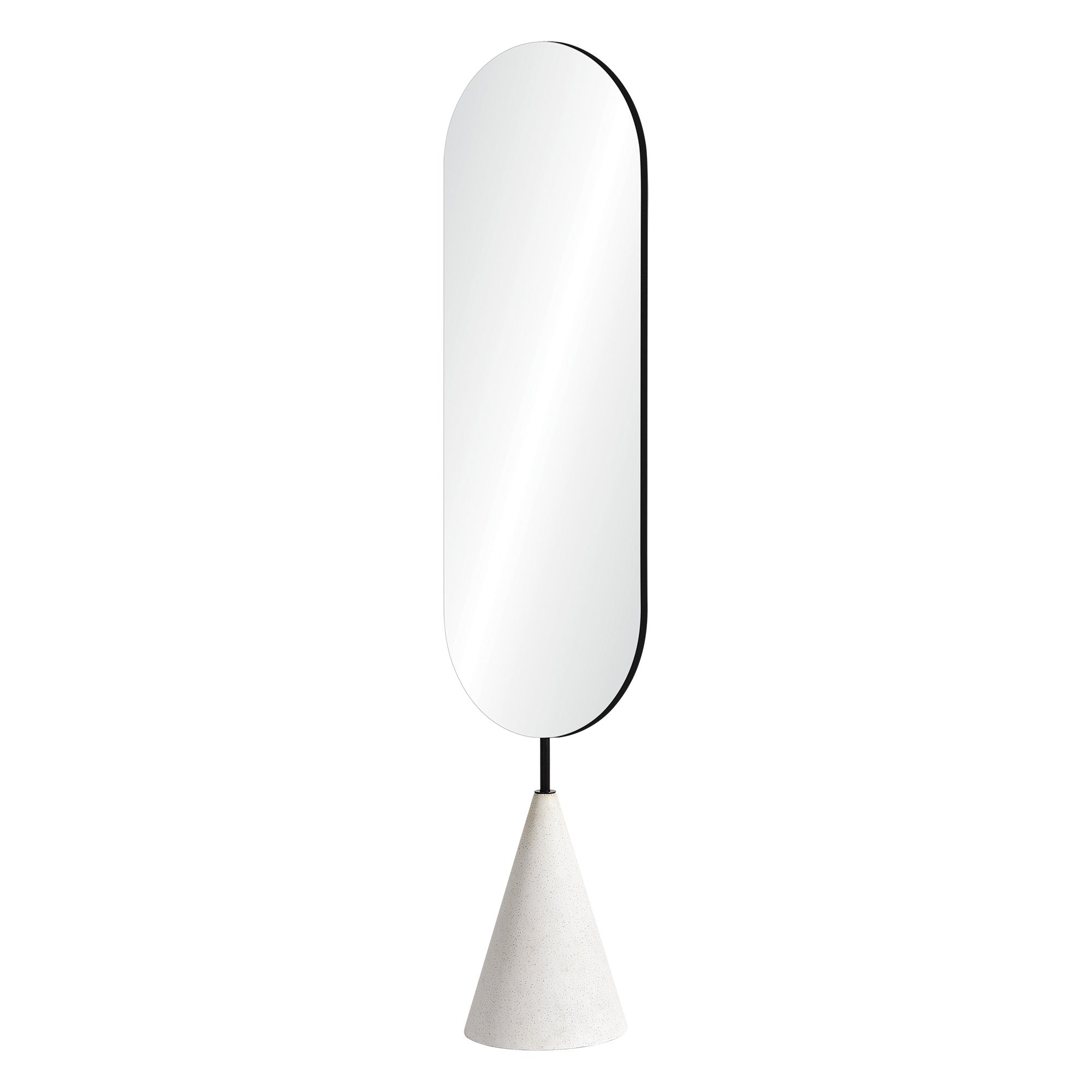 Renwil Vawn 70" Tall Oval Full Length Mirror