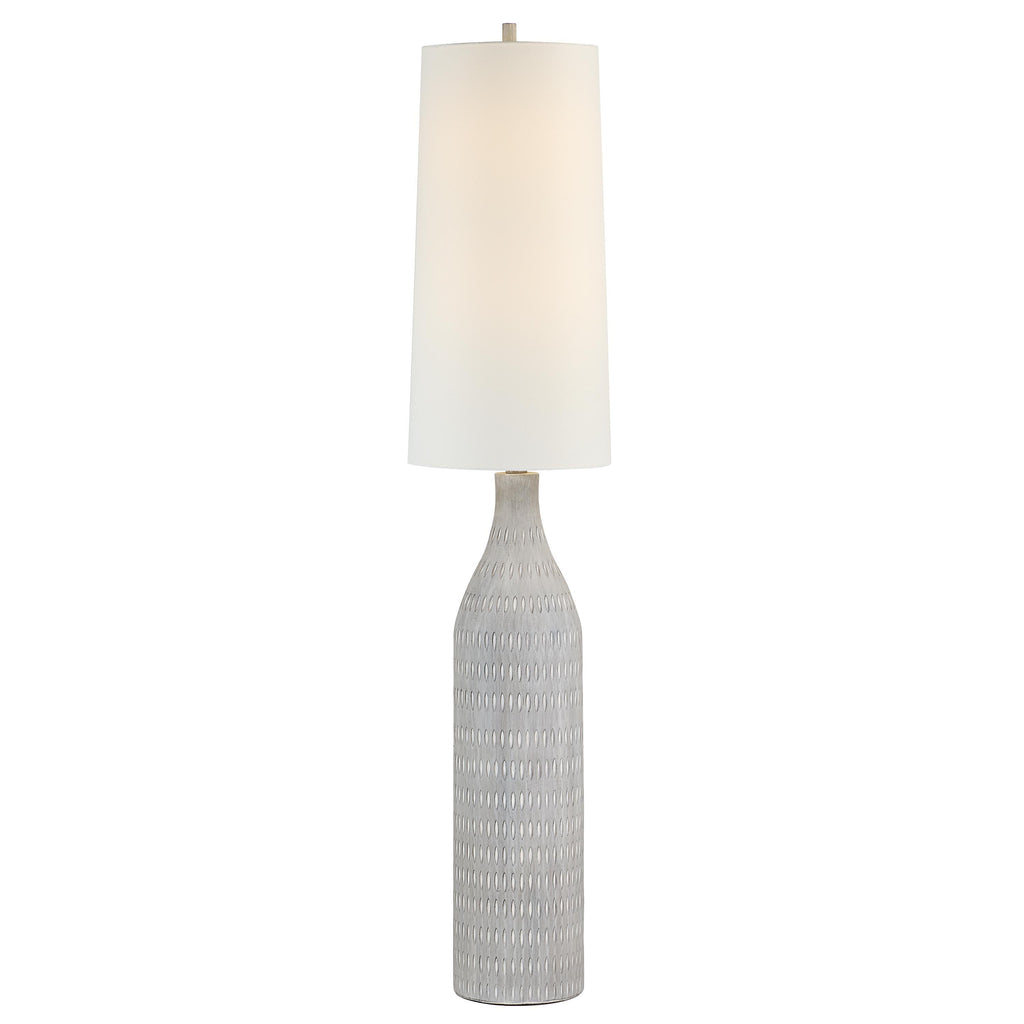 Everren Crimsom 65.25" Height Floor Lamp - Cream