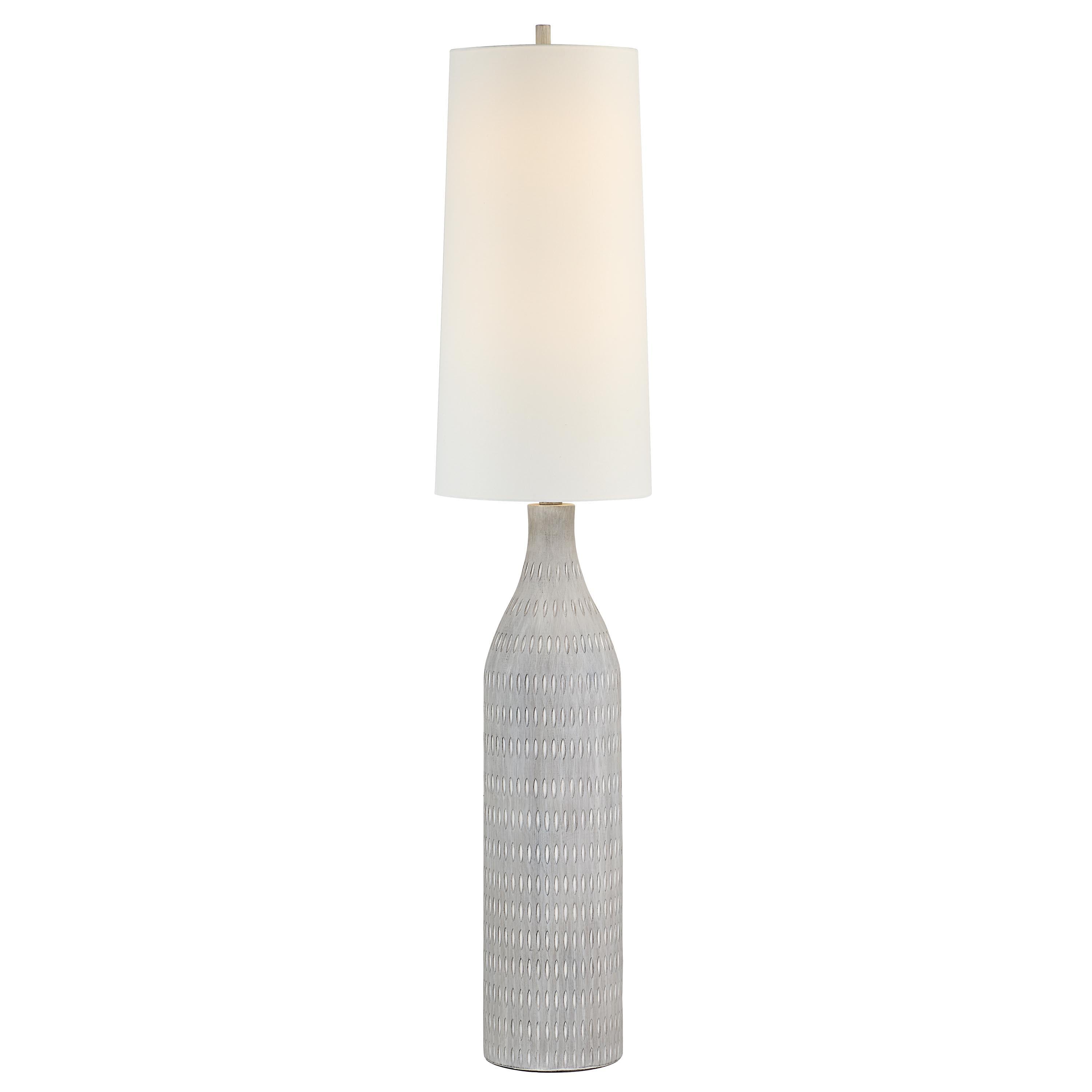 Everren Crimsom 65.25" Height Floor Lamp - Cream