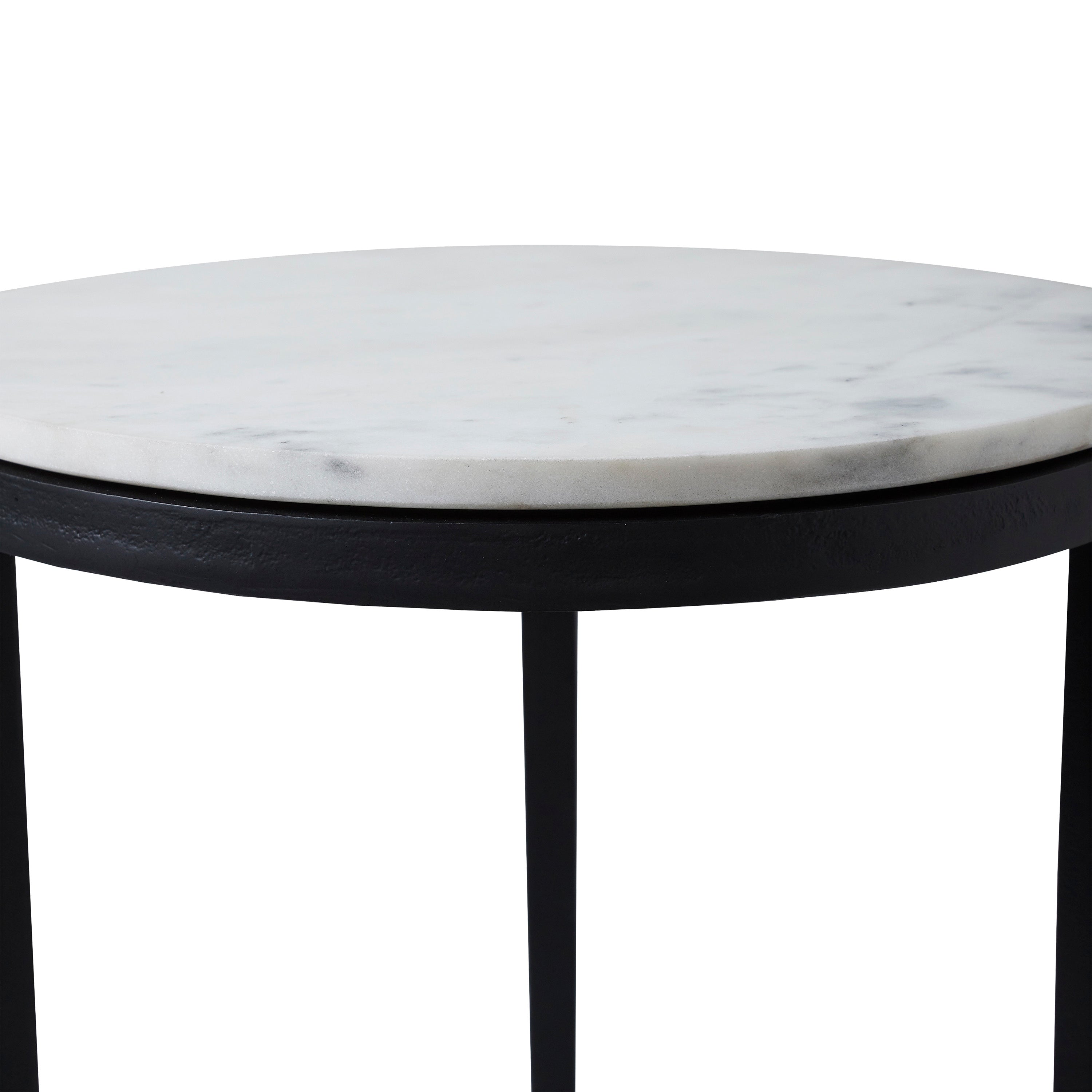 Renwil Arryn Indoor Cast Aluminum Side Table - Black