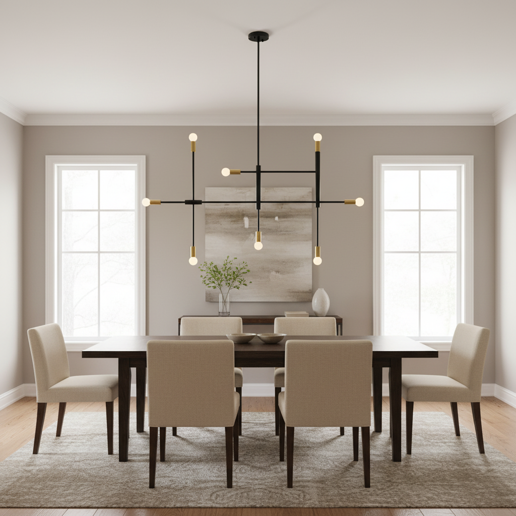 Renwil Reegler 33" Length Ceiling Fixture - Black