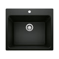 Blanco Liven Silgranit 25" Single Bowl Dual Mount Laundry Sink