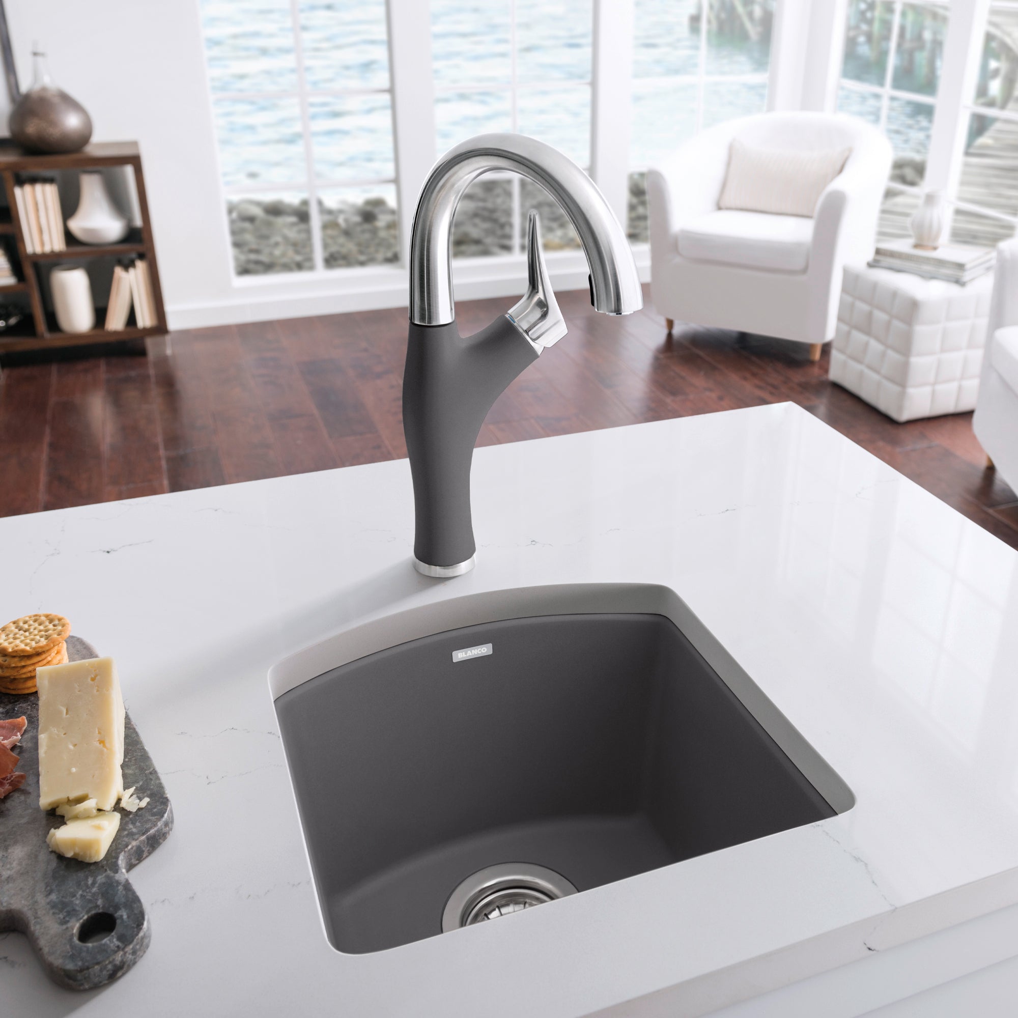 Blanco Diamond Silgranit 15" Dual Mount Bar Sink