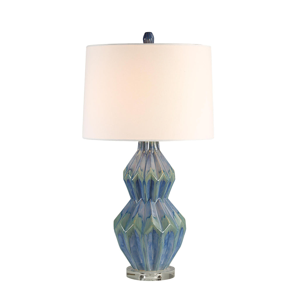 Everren Serres 29.44" Height Table Lamp - Turquoise Blue