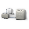 TOTO Touchless Auto Foam Soap Dispenser Controller - 3 Liter Reservoir - and 20 Liter Subtank For 2 Spout Compatibility