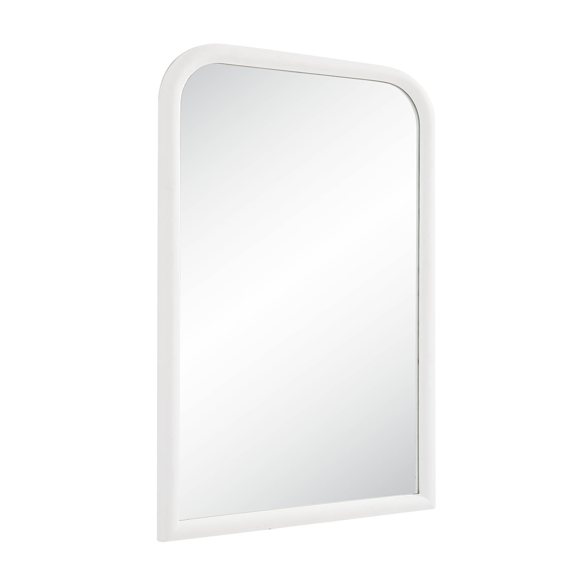 Renwil Colima 36" Tall Arch Wall Mirror - White
