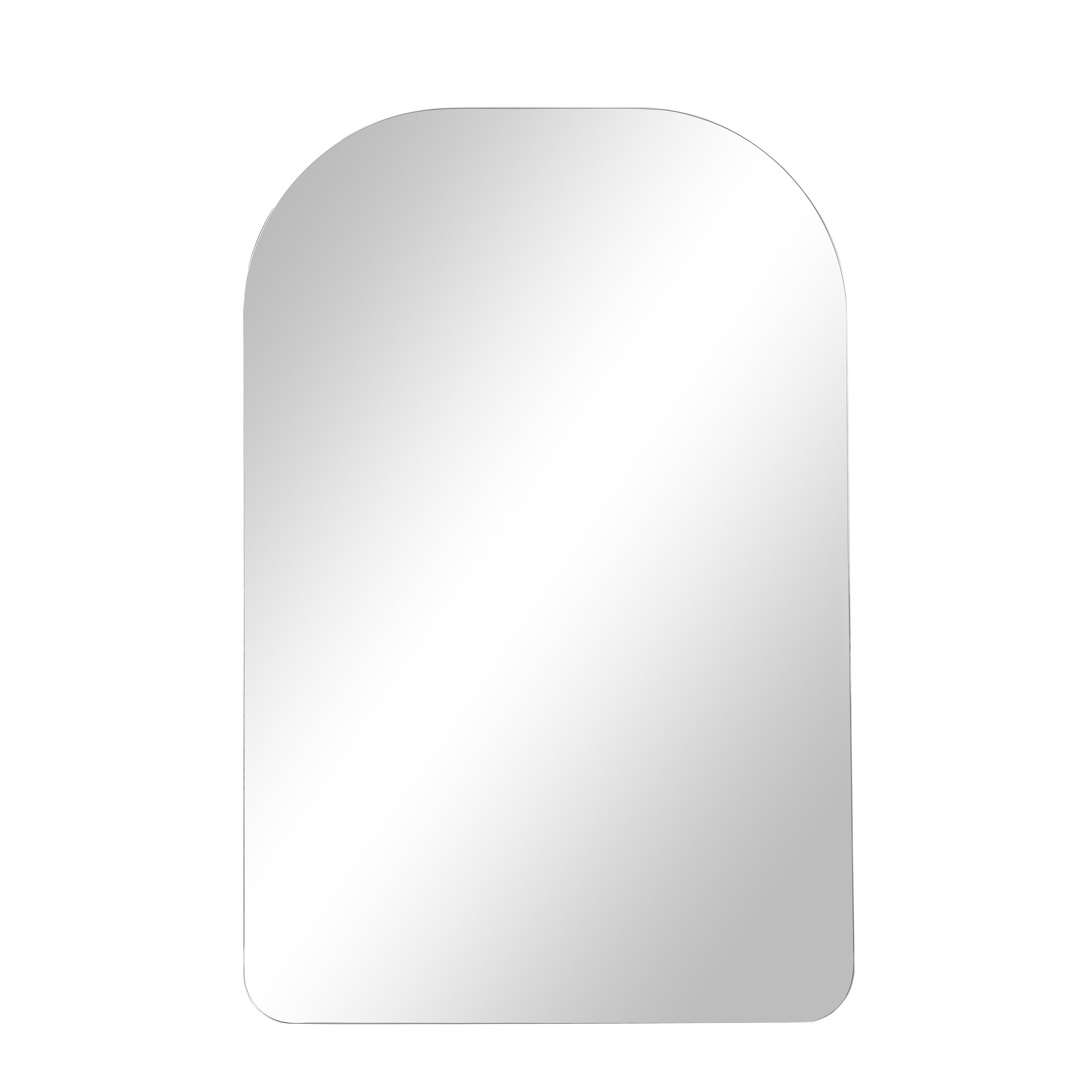 Renwil Chania 36" H x 24" W Wall Mirror - Grey