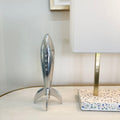 Renwil Rush Indoor Aluminum Statue - Polished Silver
