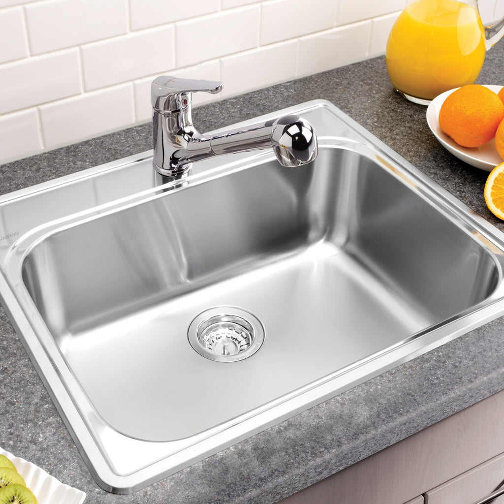 Blanco Essential 1 Single Bowl Drop-in Kitchen Sink - 1 Hole