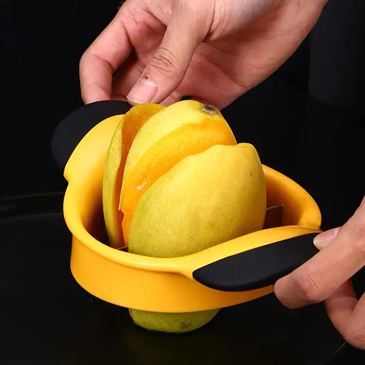 Frosted Handle Mango Dicer, Peeler, and Meat Tool