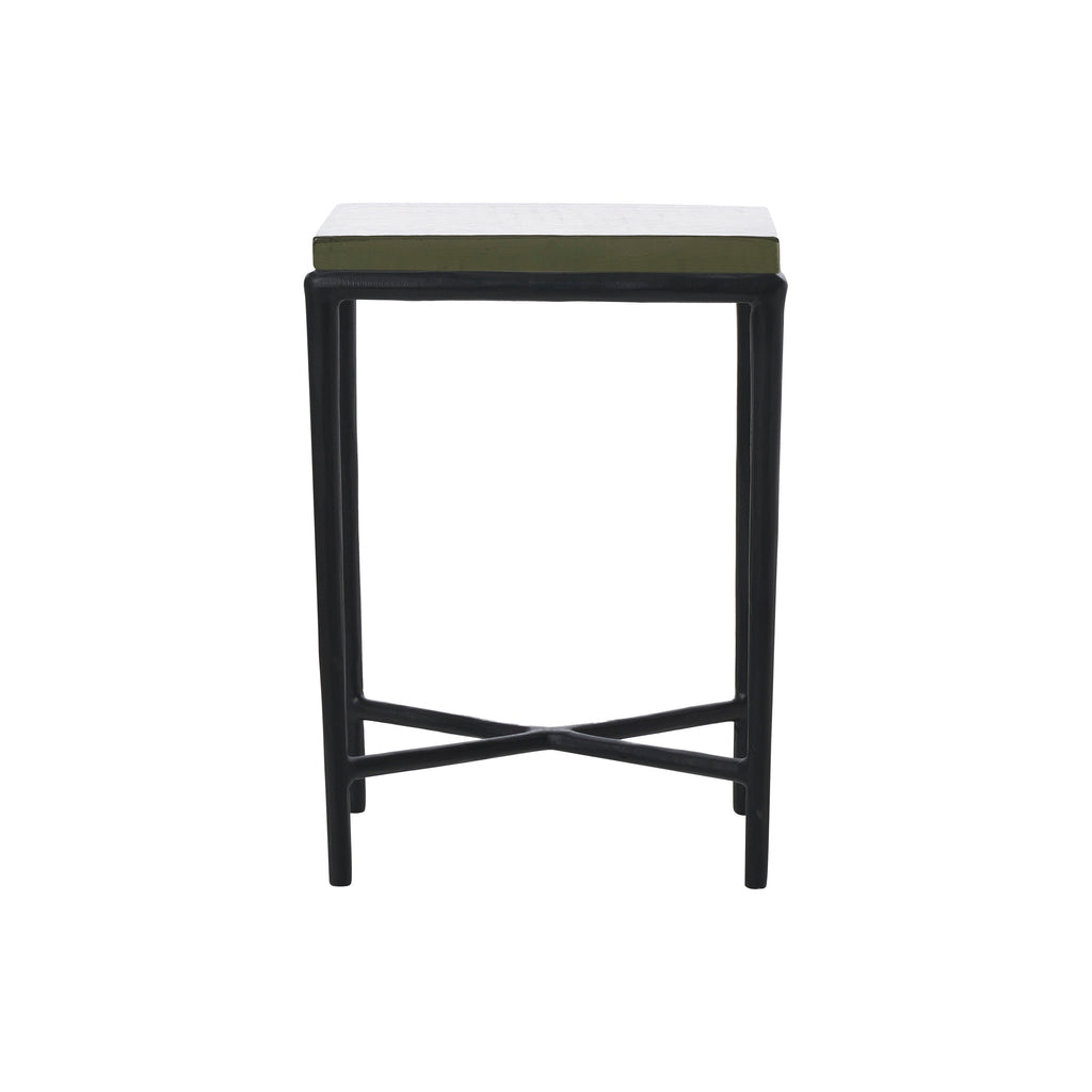 Renwil Aria Indoor Cast Aluminum Side Table - Black