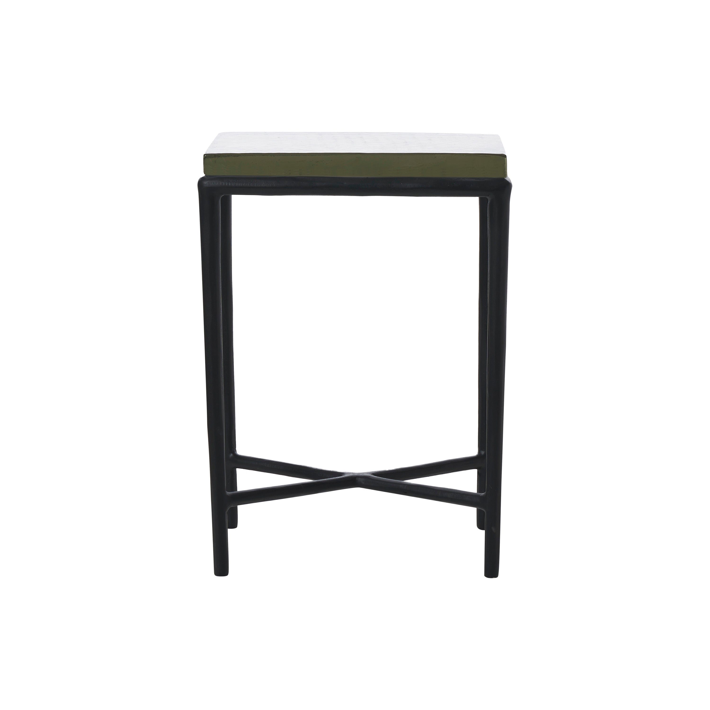 Renwil Aria Indoor Cast Aluminum Side Table - Black