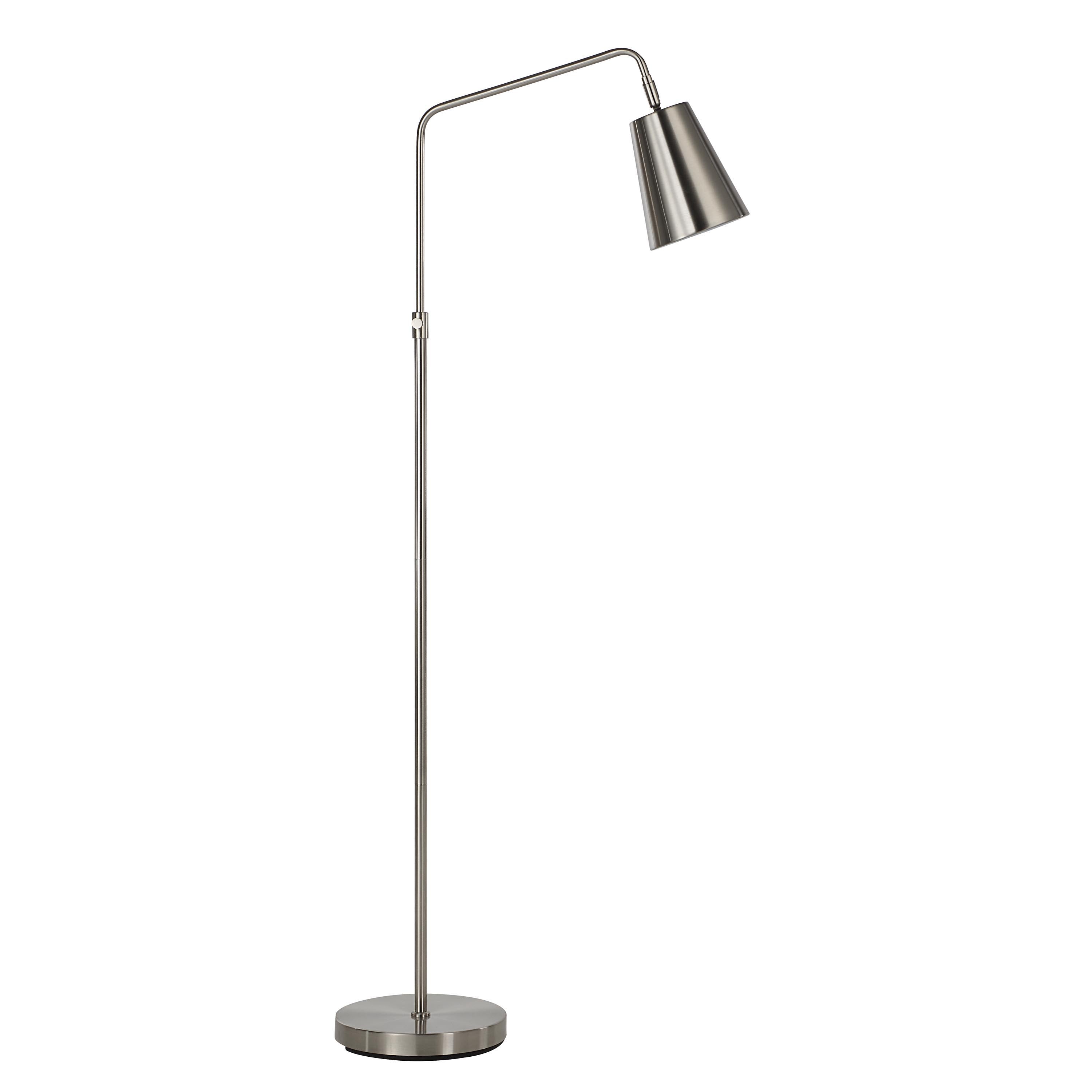 Everren Norwich " Height Floor Lamp - Brushed Nickel