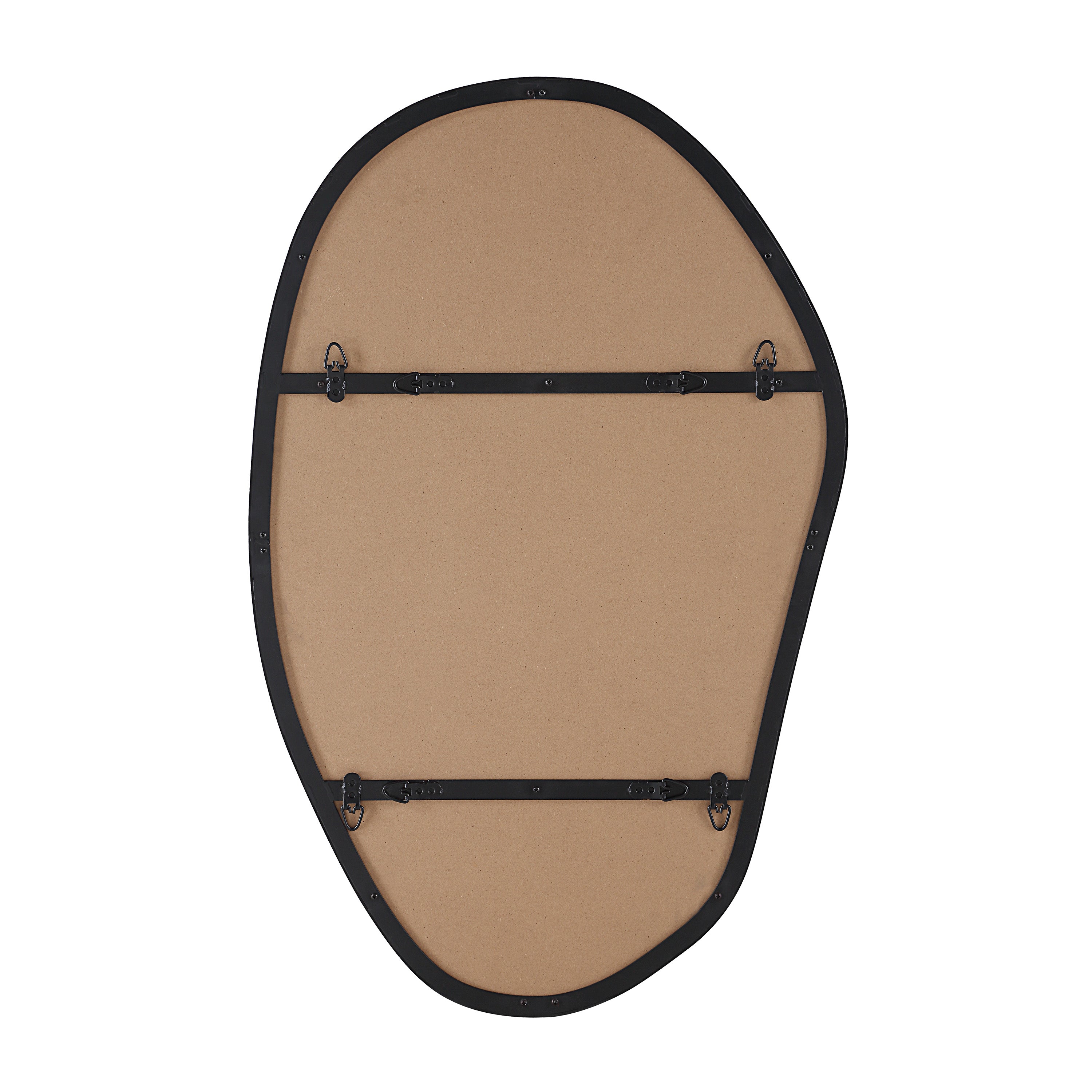 Renwil Gela 36" H x 23" W Wall Mirror - Black