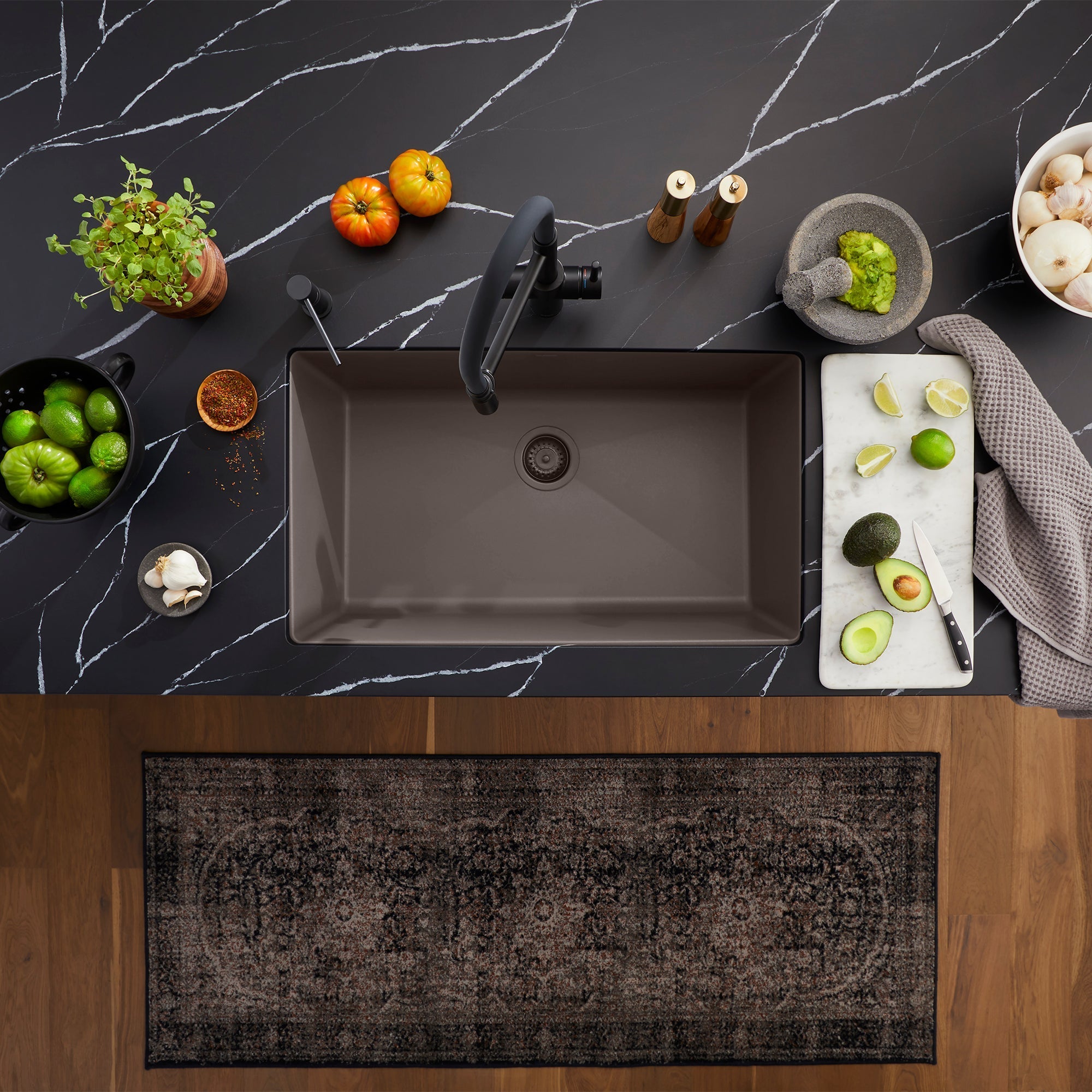 Blanco Precis Silgranit 30" Single Bowl Undermount Kitchen Sink