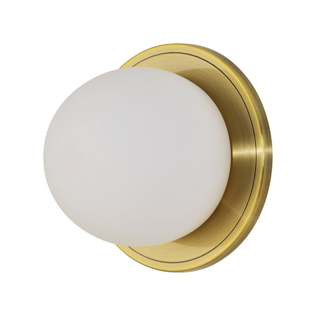 Renwil Hugos 6.5" Length Wall Sconce - Etched White