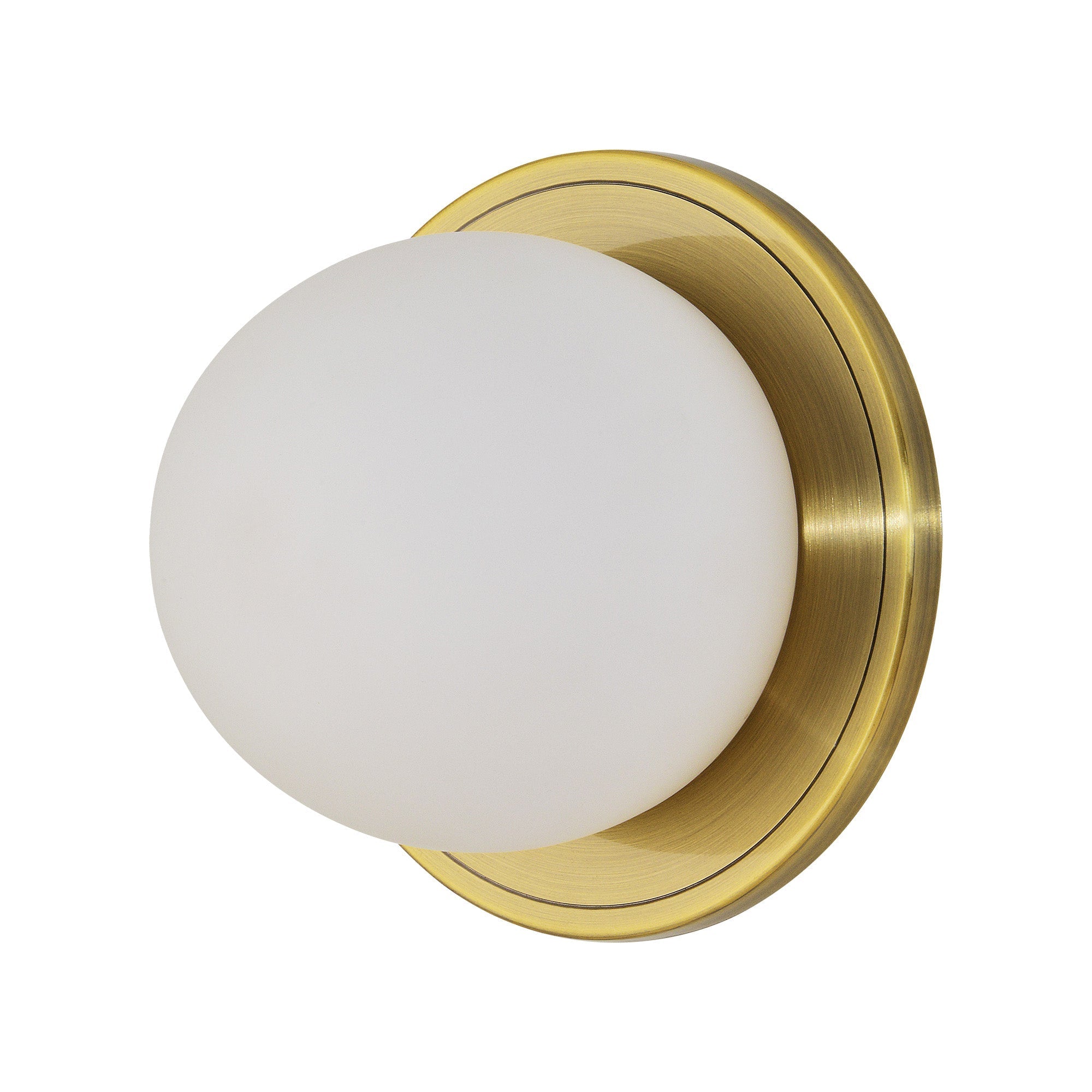 Renwil Hugos 6.5" Length Wall Sconce - Etched White
