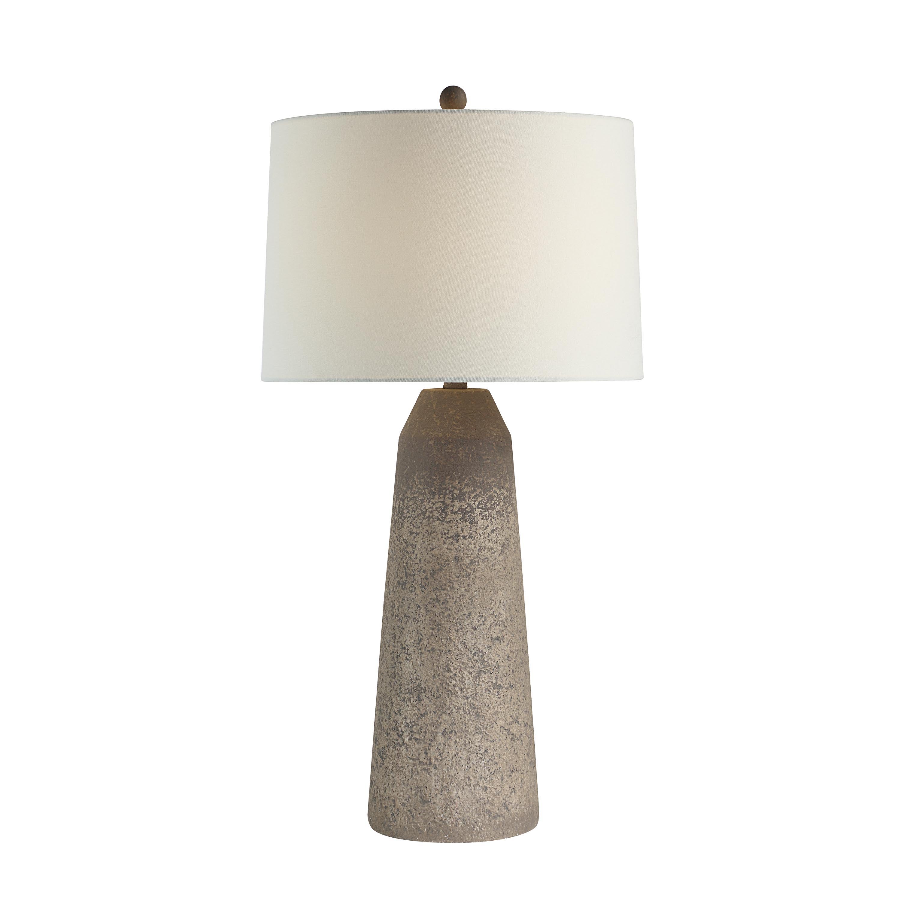 Everren Limon 32.5" Height Table Lamp - Textured Beige
