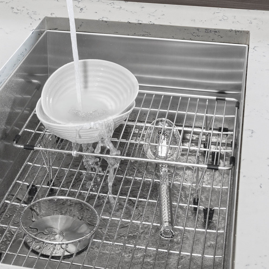 Blanco Stainless Steel Elevated Sink Grid for Quatrus Ergon and  Cerana 33" Super Single Sinks