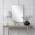 Renwil Louvas 36" H x 24" W Wall Mirror - Grey