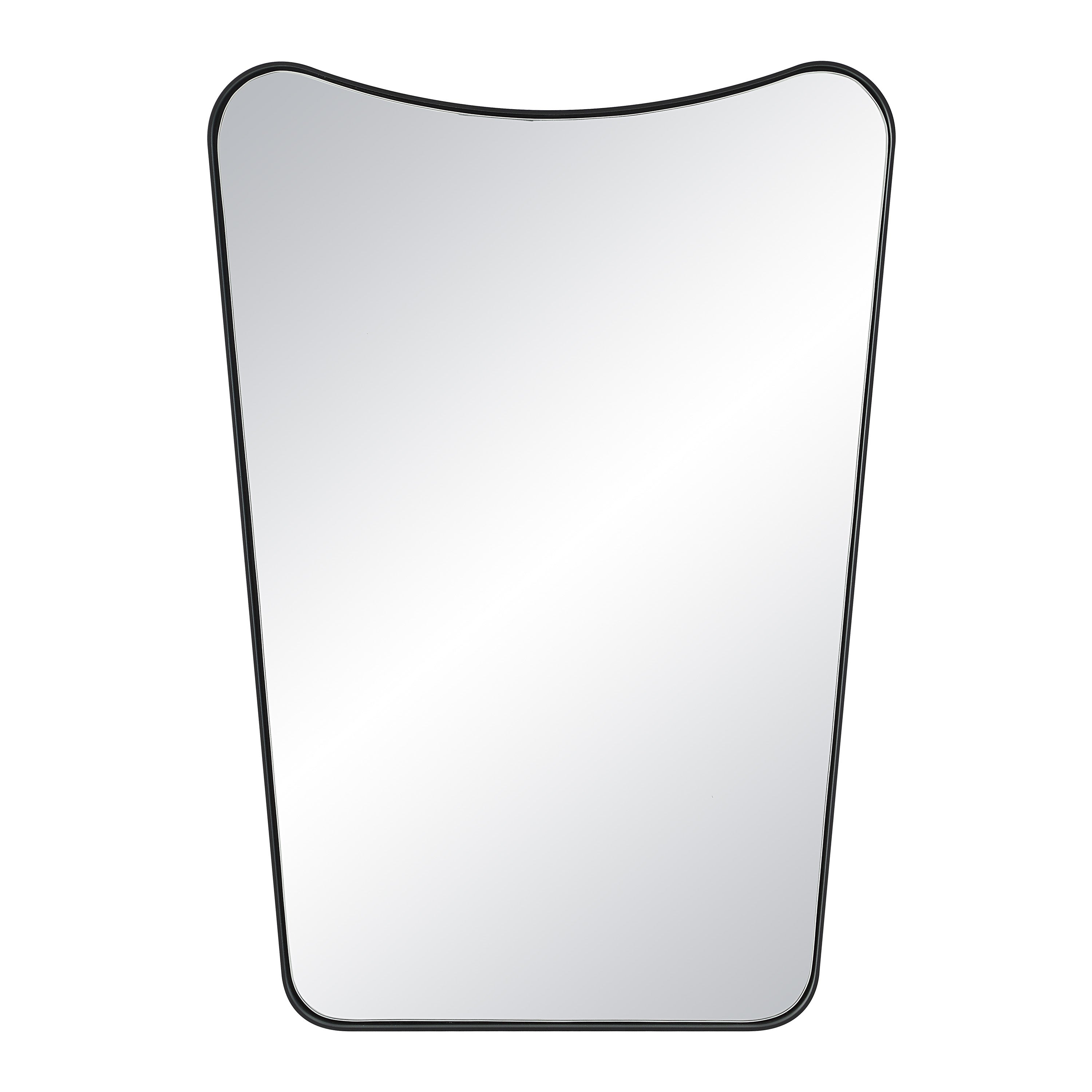 Renwil Kateri 28" Tall Irregular Wall Mirror - Black