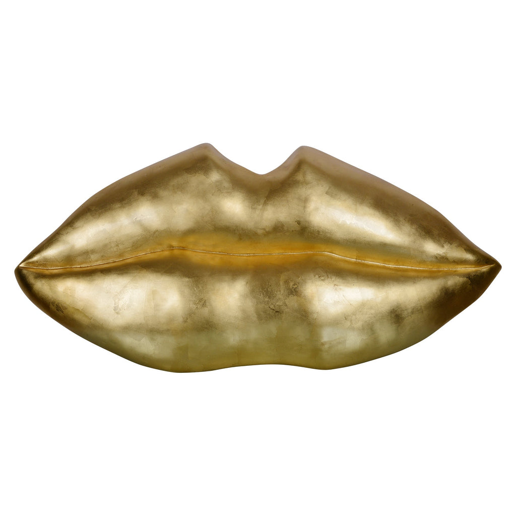Renwil Kiss Kiss 49" Wide Wall Art - Gold