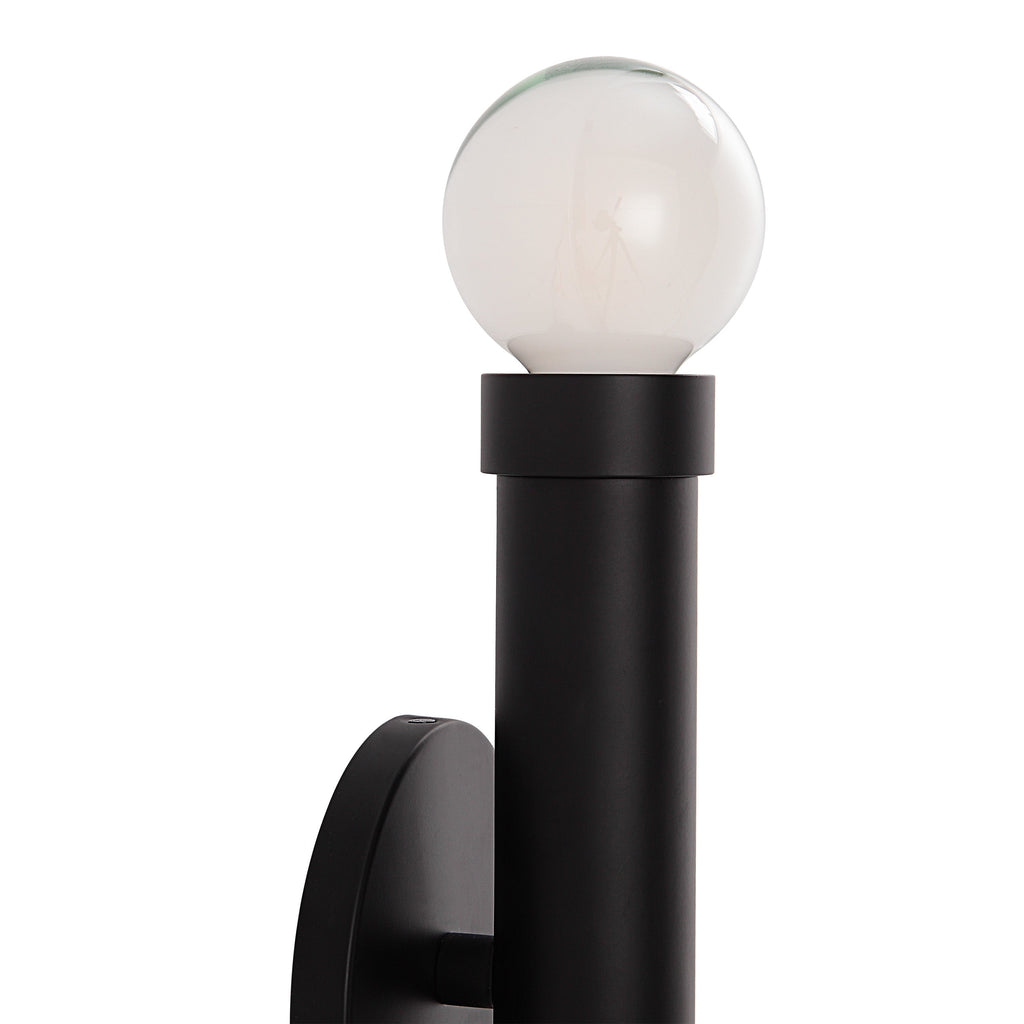 Renwil Alika 12" Powder Coated Matte Black 2-Light Wall Sconce