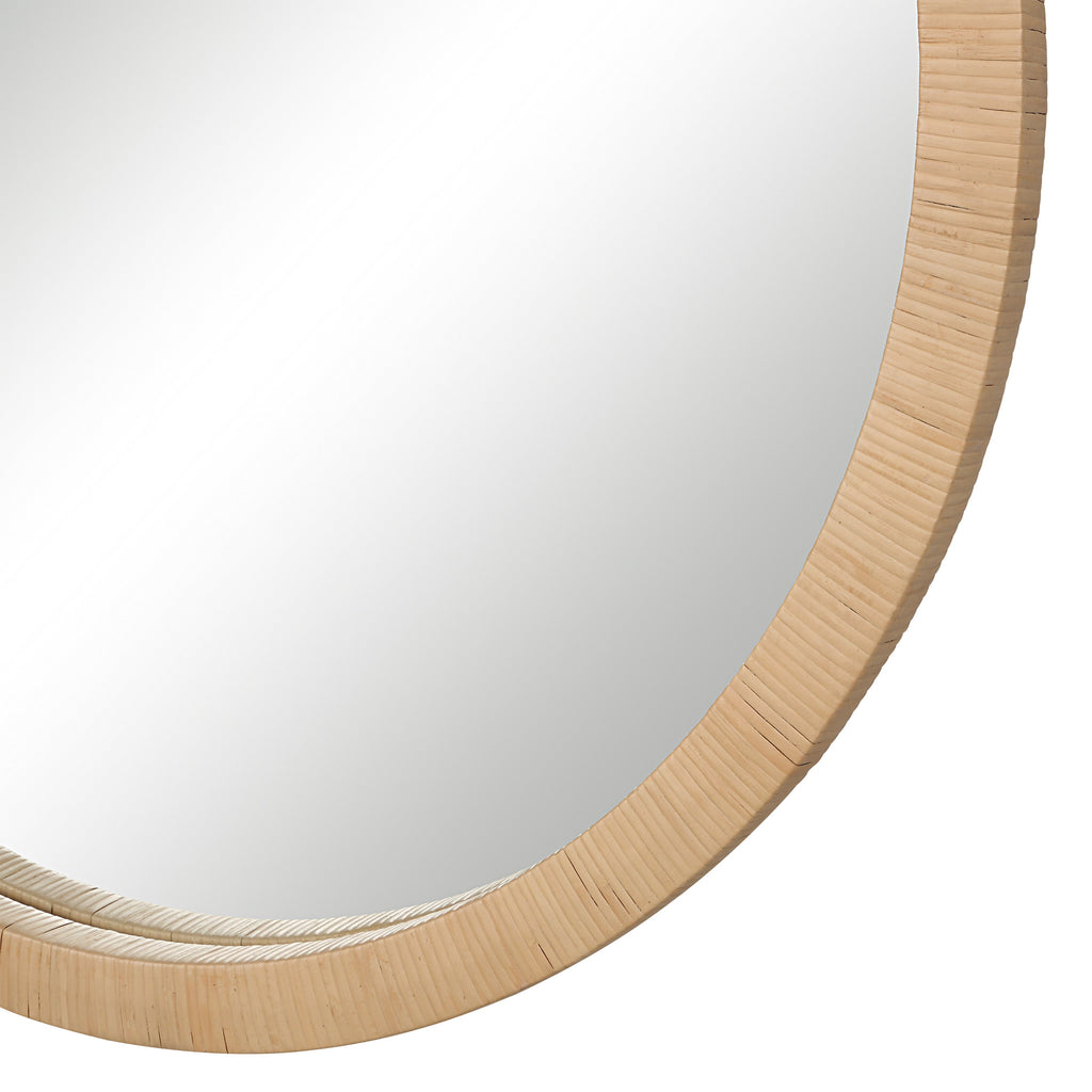 Renwil Rita 48" H x 48" W Wall Mirror - Brown