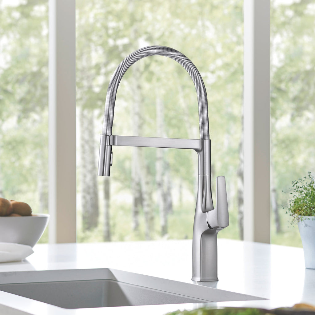 Blanco Rivana Semi-Pro Pull-Down Dual-Spray Kitchen Faucet