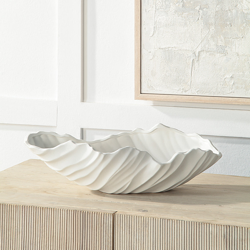 Renwil Darius Indoor Ceramic Bowl - Matte White