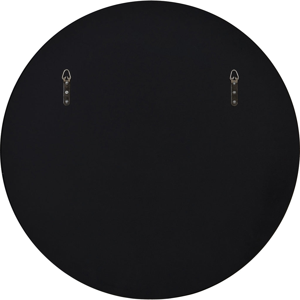 Renwil Claribel 30" Tall Round Wall Mirror - Black