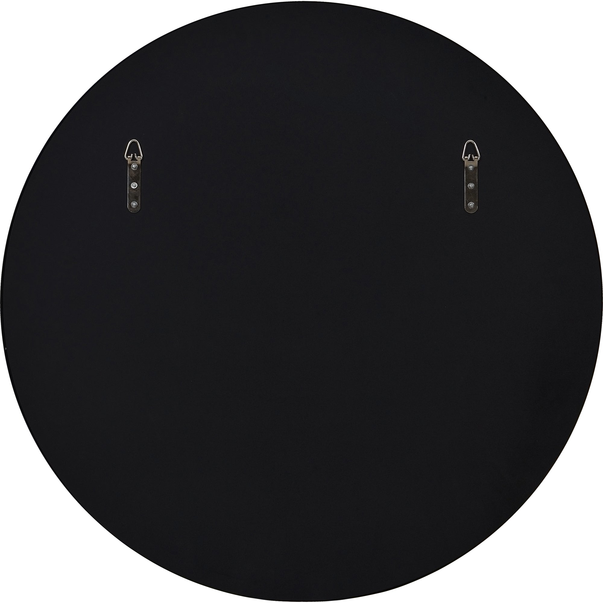 Renwil Claribel 30" Tall Round Wall Mirror - Black