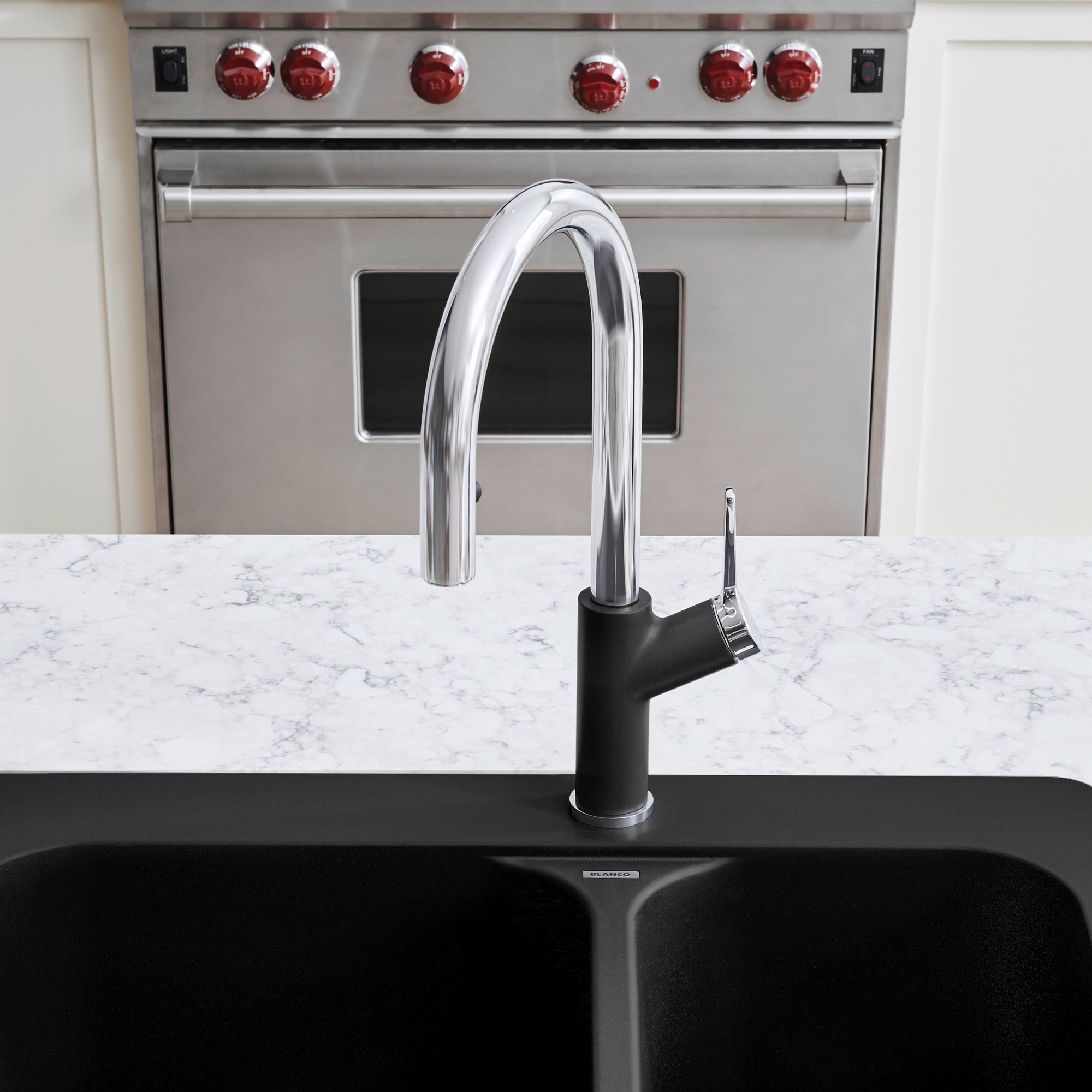 Blanco Urbena Pull-Down Dual-Spray Kitchen Faucet