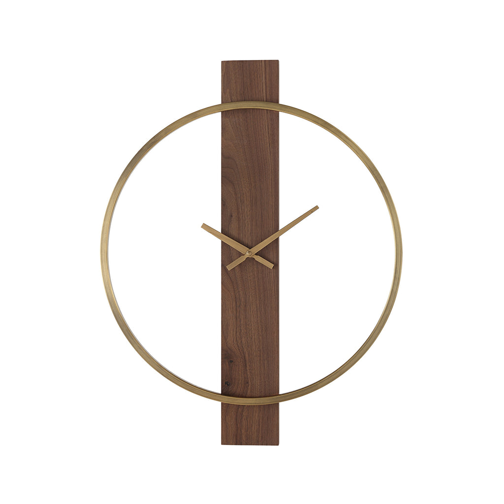 Renwil Avigail Wall Clock - Antique Brushed Brass
