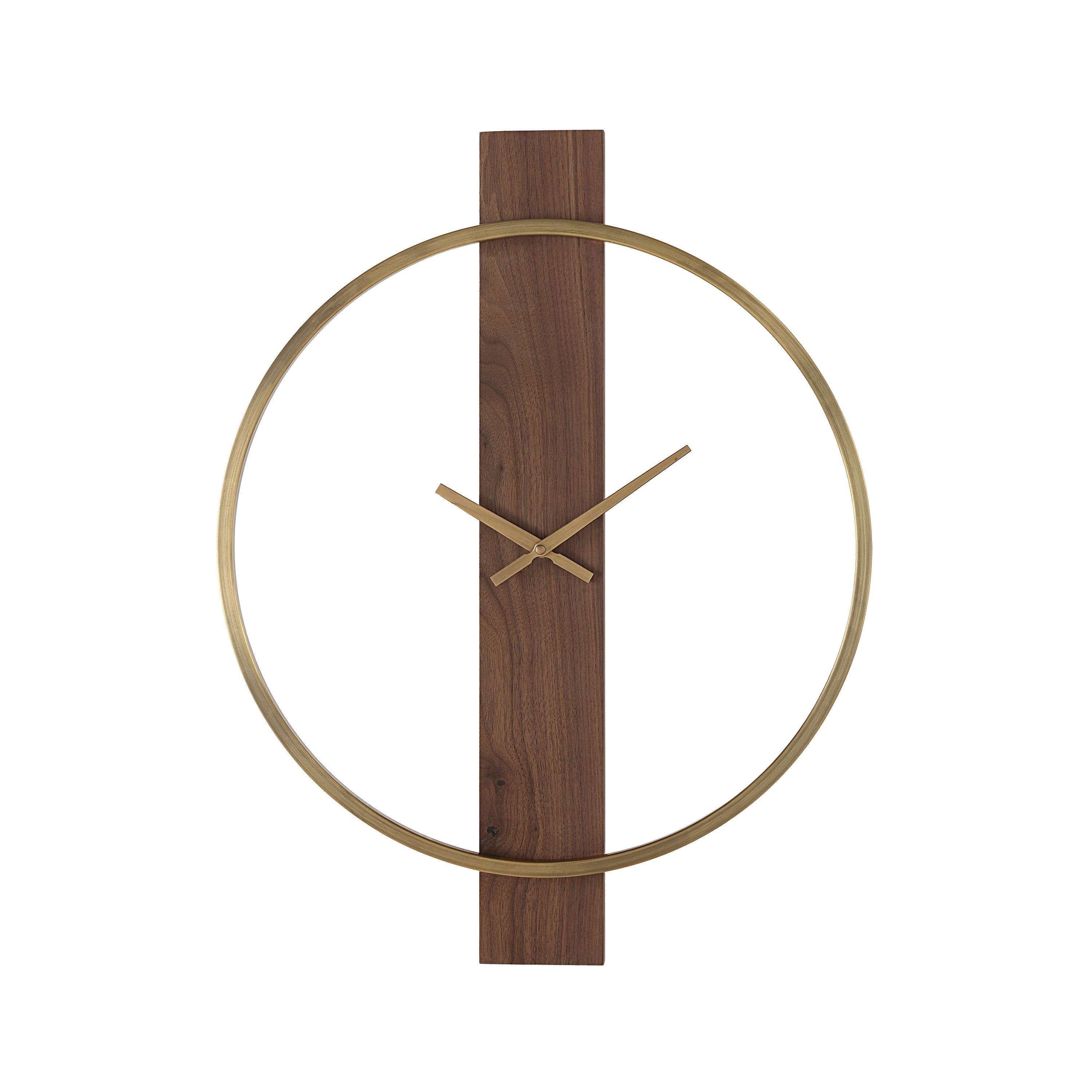 Renwil Avigail Wall Clock - Antique Brushed Brass