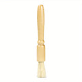 Wooden Handle Coffee Grinder Cleaning Brush – Soft Bristles for Espresso & Burr Grinders