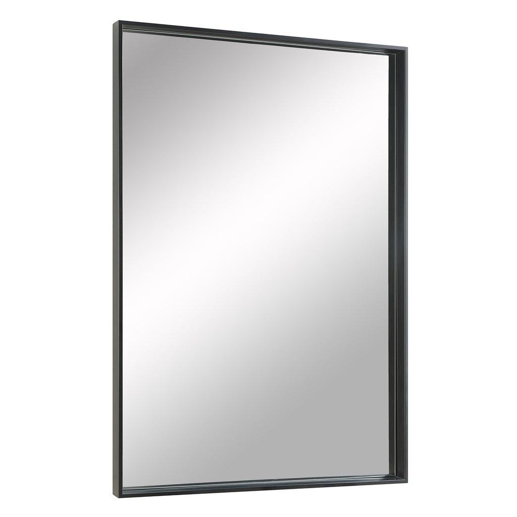 Renwil Annalise 45" Tall Rectangle Wall Mirror - Black