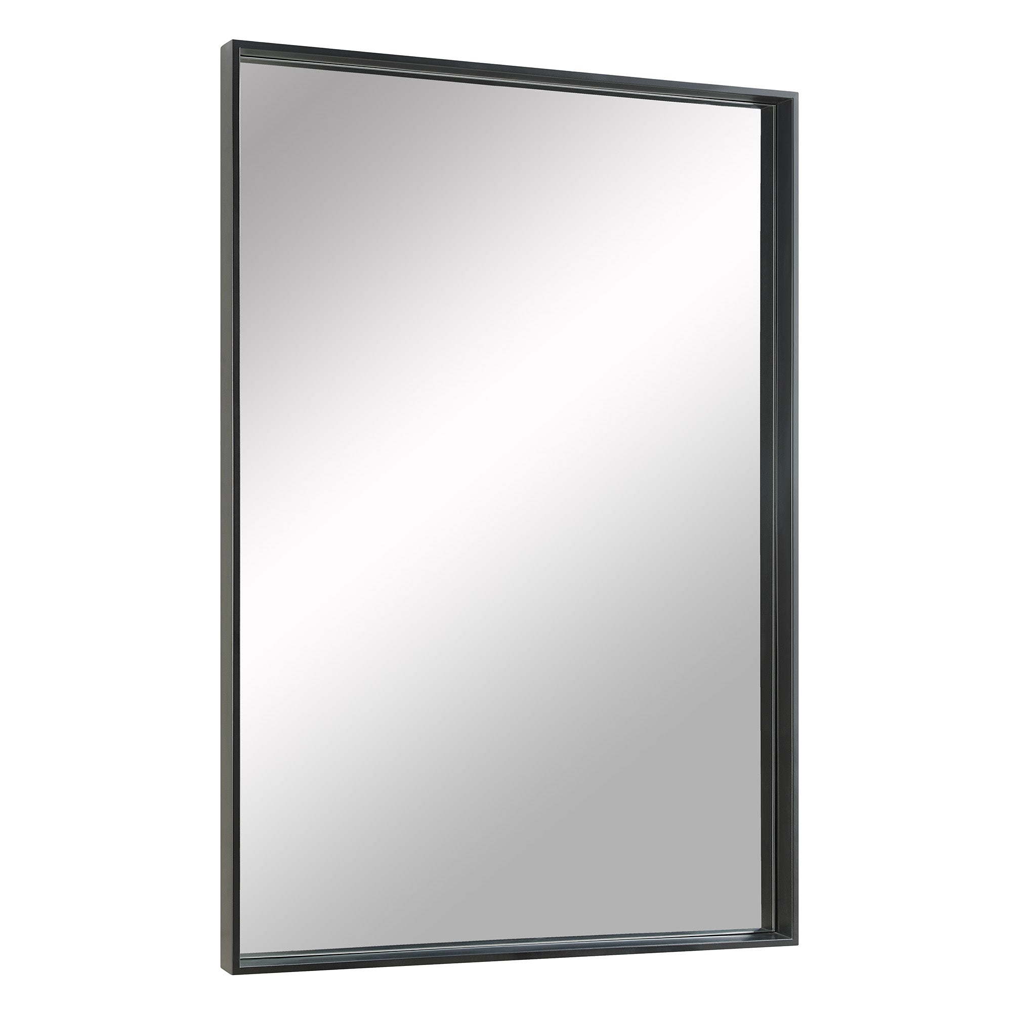 Renwil Annalise 45" Tall Rectangle Wall Mirror - Black