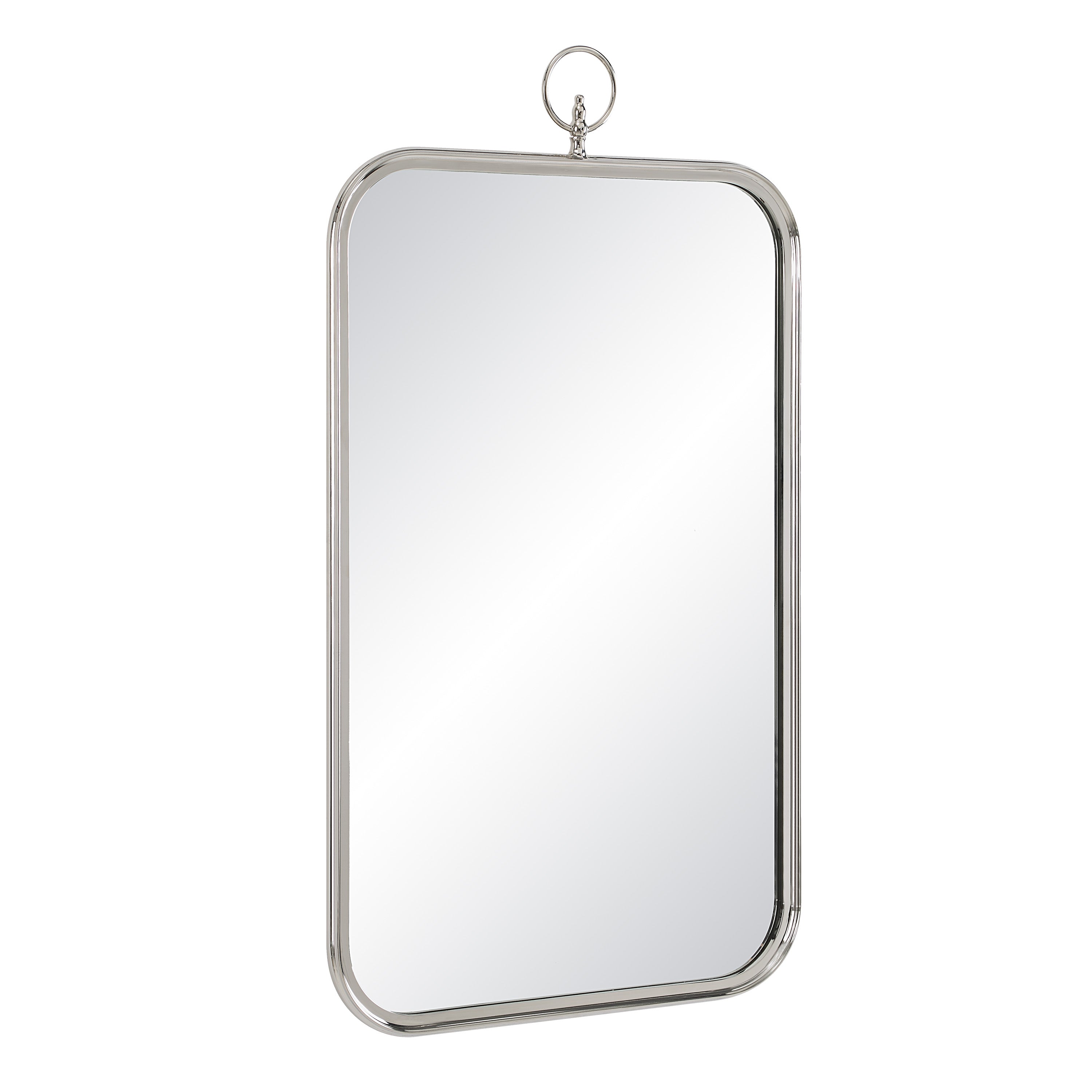 Renwil Dios 39.5" Tall Rectangle Wall Mirror - Grey