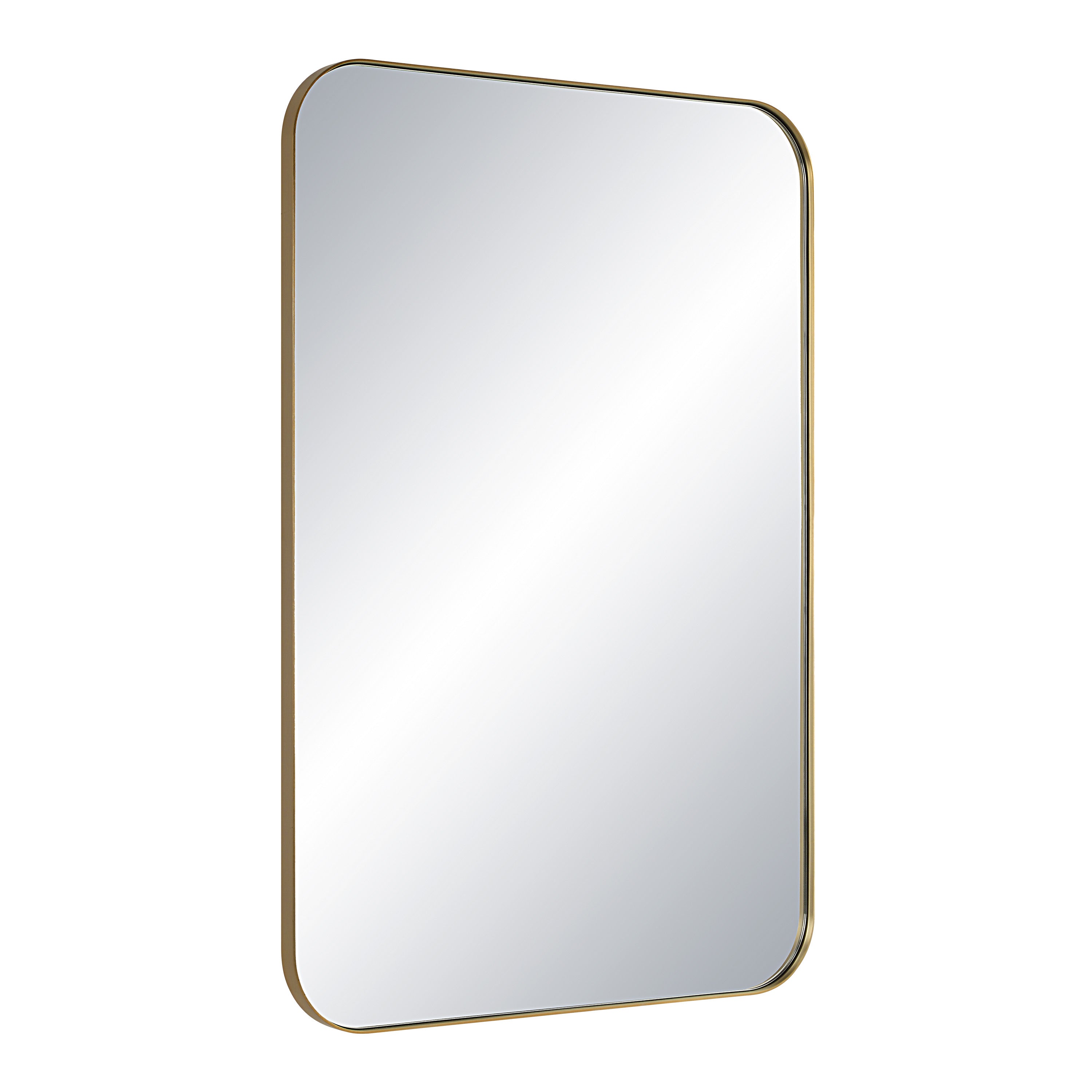 Renwil Vesey 36" Tall Rectangle Wall Mirror - Yellow